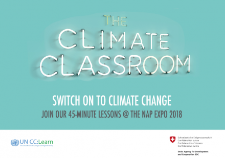 Climate Classroom @ NAP Expo 2018 flyer